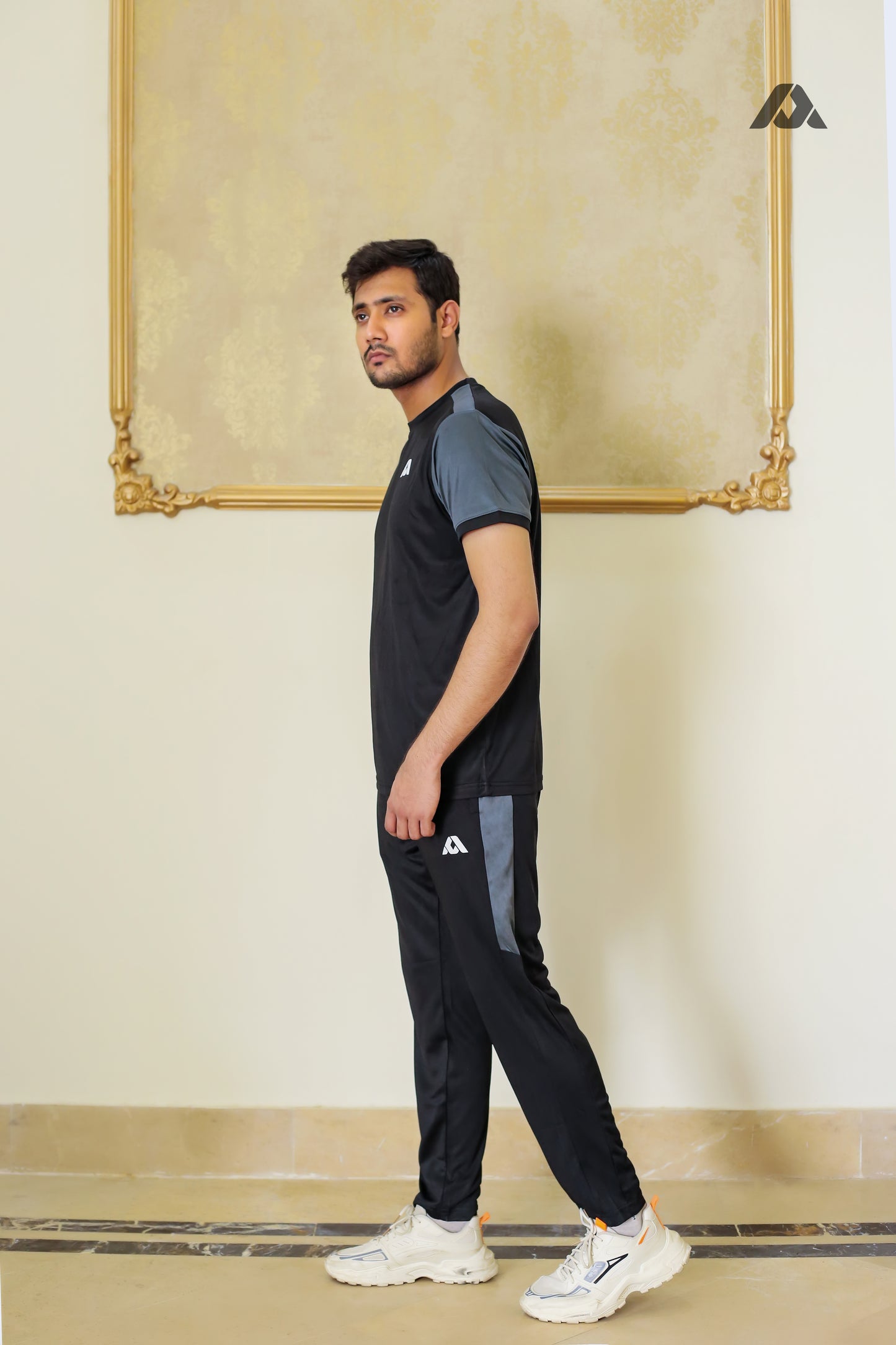 Black & Gray Summer Track Suits For Men