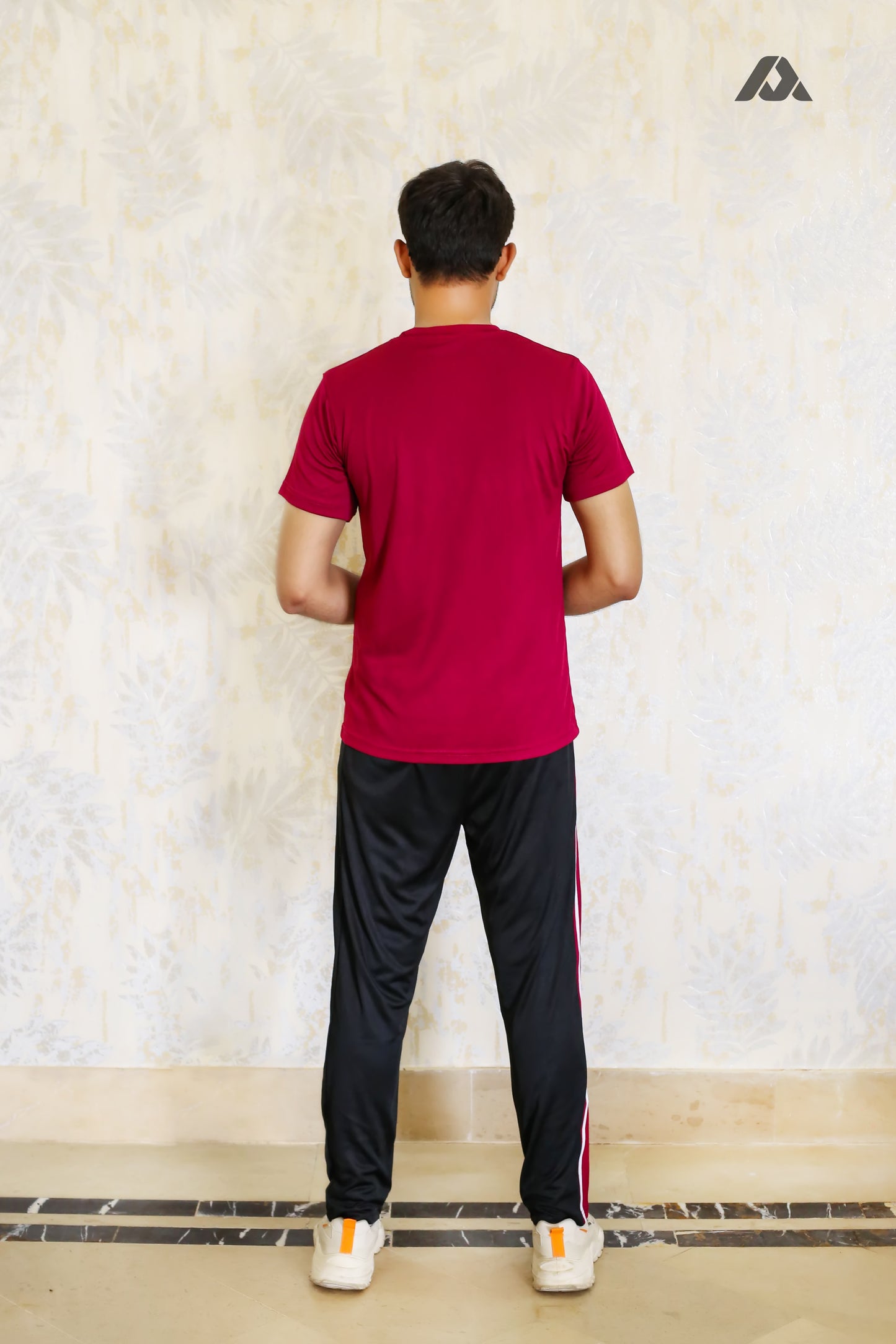 Maroon Shirt & Black Traouser - Summer Track Suits for Men